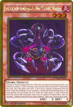 Vulcan Dragni the Cubic King (MVP1-ENG37), The Dark Side of Dimensions Movie Pack: Gold Edition — Yu-Gi-Oh! card price