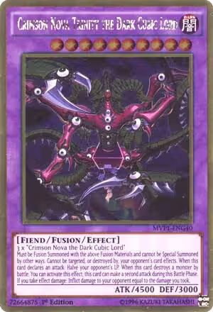 Crimson Nova Trinity the Dark Cubic Lord (MVP1-ENG40), The Dark Side of Dimensions Movie Pack: Gold Edition — Yu-Gi-Oh! card price