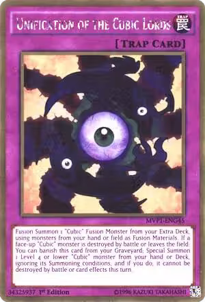 Unification of the Cubic Lords (MVP1-ENG45), The Dark Side of Dimensions Movie Pack: Gold Edition — Yu-Gi-Oh! card price