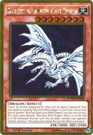 Blue-Eyes Alternative White Dragon (MVP1-ENG46), The Dark Side of Dimensions Movie Pack: Gold Edition — Yu-Gi-Oh! card price