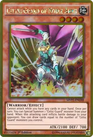 Celtic Guard of Noble Arms (MVP1-ENG48), The Dark Side of Dimensions Movie Pack: Gold Edition — Yu-Gi-Oh! card price