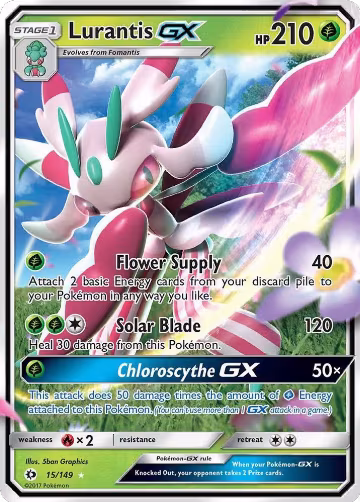 Lurantis GX (15/149), SM Base Set — Pokémon card price