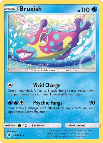 Bruxish (48/149), SM Base Set — Pokémon card price