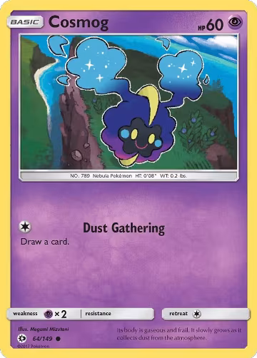 Cosmog (64/149), SM Base Set — Pokémon card price