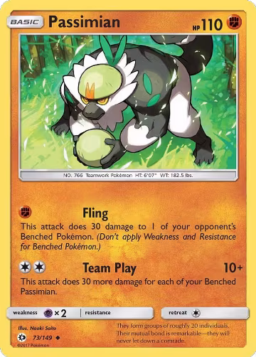 Passimian (73/149), SM Base Set — Pokémon card price
