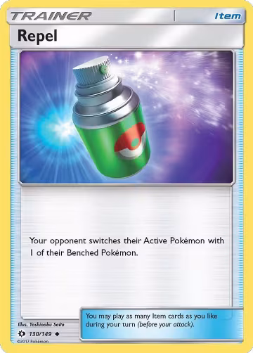 Repel (130/149), SM Base Set — Pokémon card price