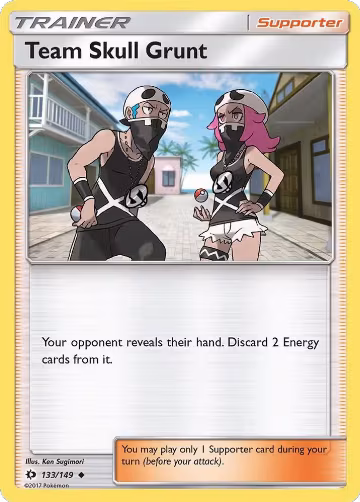 Team Skull Grunt (133/149), SM Base Set — Pokémon card price