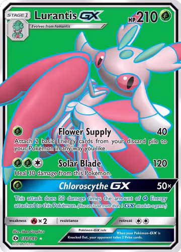 Lurantis GX (Full Art) (138/149), SM Base Set — Pokémon card price
