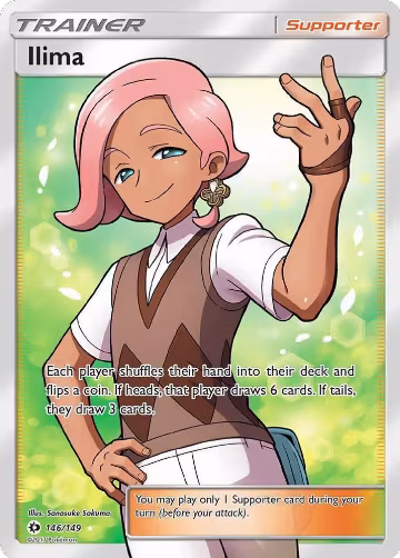 Ilima (Full Art) (146/149), SM Base Set — Pokémon card price