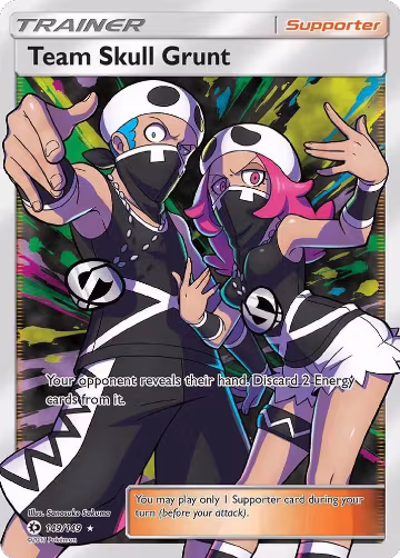 Team Skull Grunt (Full Art) (149/149), SM Base Set — Pokémon card price