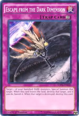 Escape from the Dark Dimension (SDPD-EN039), Structure Deck: Pendulum Domination — Yu-Gi-Oh! card price