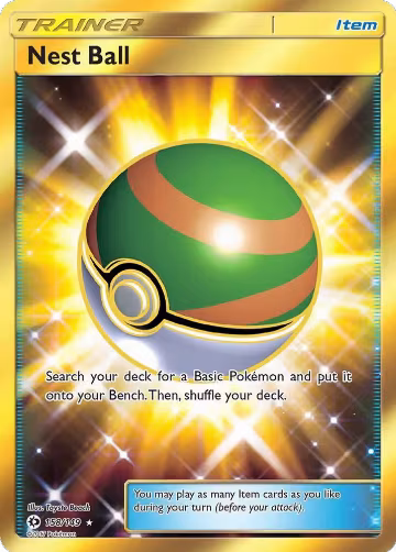 Nest Ball (Secret) (158/149), SM Base Set — Pokémon card price