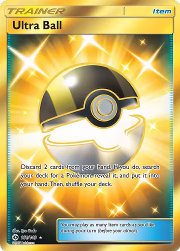 Ultra Ball (Secret) (161/149), SM Base Set — Pokémon card price