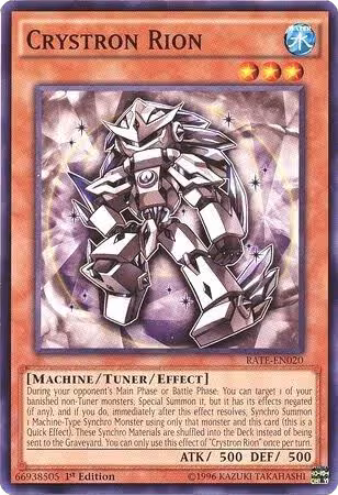 Crystron Rion (RATE-EN020), Raging Tempest — Yu-Gi-Oh! card price