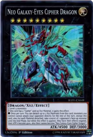 Neo Galaxy-Eyes Cipher Dragon (RATE-EN049), Raging Tempest — Yu-Gi-Oh! card price