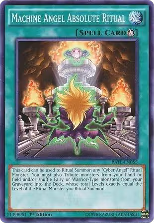 Machine Angel Absolute Ritual (RATE-EN055), Raging Tempest — Yu-Gi-Oh! card price