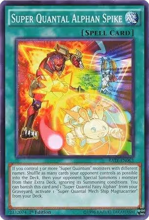 Super Quantal Alphan Spike (RATE-EN063), Raging Tempest — Yu-Gi-Oh! card price