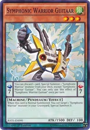 Symphonic Warrior Guitaar (RATE-EN090), Raging Tempest — Yu-Gi-Oh! card price