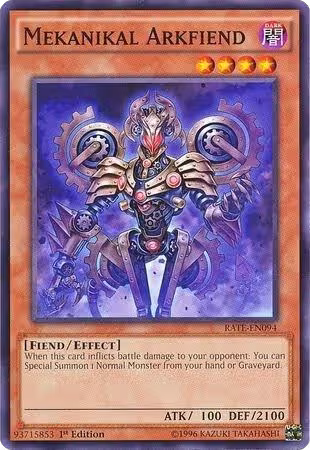 Mekanikal Arkfiend (RATE-EN094), Raging Tempest — Yu-Gi-Oh! card price