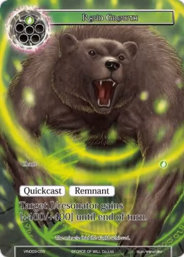 Rapid Growth (VIN003-055), Vingolf 3 - Ruler All Stars — Force of Will card price