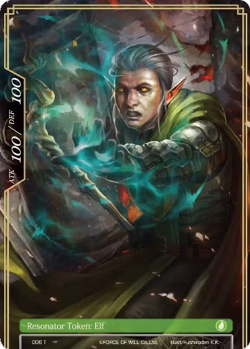Elf Double-sided Resonator Token (006 T), Vingolf 3 - Ruler All Stars — Force of Will card price