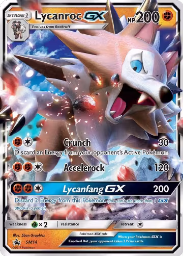 Lycanroc GX - SM14 (SM14), SM Promos — Pokémon card price