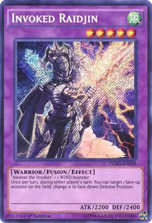 Invoked Raidjin (FUEN-EN028), Fusion Enforcers — Yu-Gi-Oh! card price