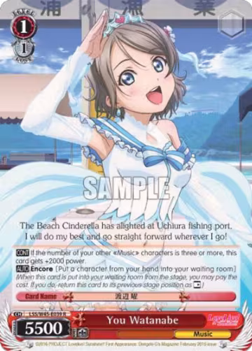 You Watanabe (LSS/W45-E039 R), Love Live! Sunshine!! — Weiß Schwarz card price