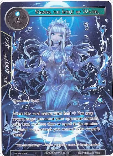 Undine, the Spirit of Water (Full Art) (RDE-023), Return of the Dragon Emperor — Force of Will card price