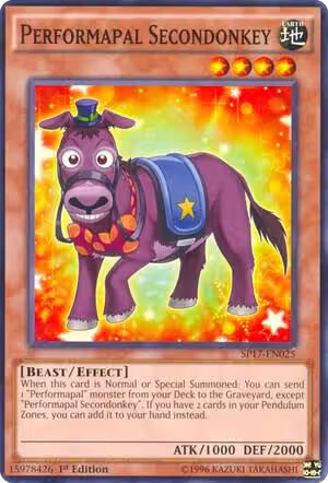 Performapal Secondonkey (SP17-EN025), Star Pack - Battle Royal — Yu-Gi-Oh! card price