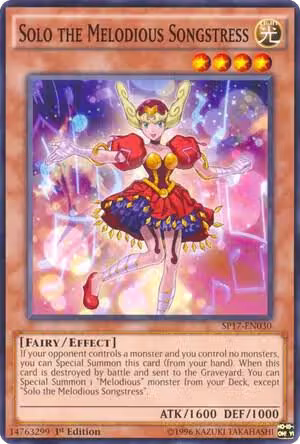 Solo the Melodious Songstress (SP17-EN030), Star Pack - Battle Royal — Yu-Gi-Oh! card price