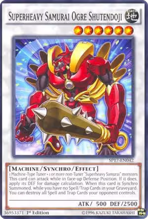 Superheavy Samurai Ogre Shutendoji (Starfoil) (SP17-EN042), Star Pack - Battle Royal — Yu-Gi-Oh! card price