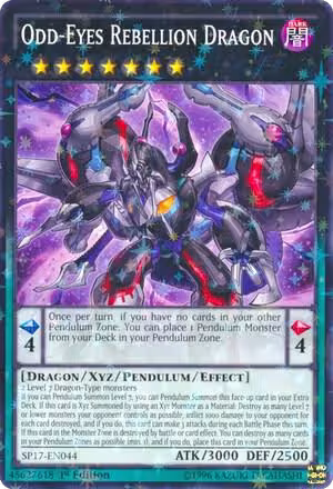 Odd-Eyes Rebellion Dragon (Starfoil) (SP17-EN044), Star Pack - Battle Royal — Yu-Gi-Oh! card price
