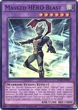Masked HERO Blast (RATE-ENSE2), Raging Tempest — Yu-Gi-Oh! card price