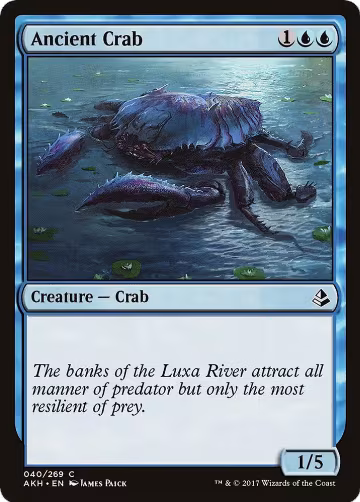 Ancient Crab (40), Amonkhet — Magic card price
