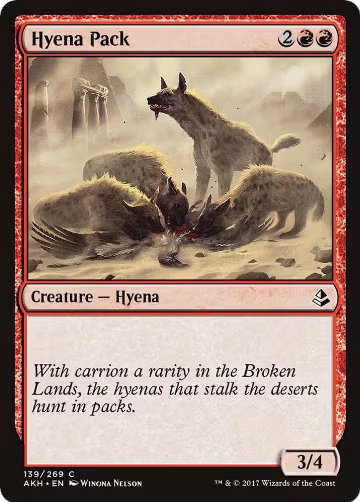 Hyena Pack (139), Amonkhet — Magic card price