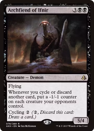Archfiend of Ifnir (78), Amonkhet — Magic card price