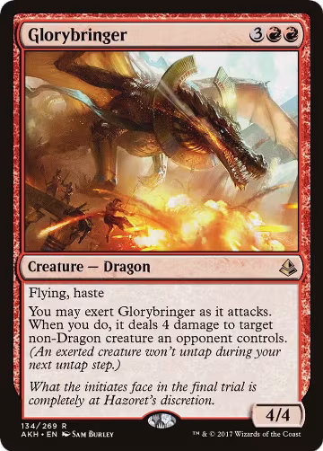 Glorybringer (134), Amonkhet — Magic card price