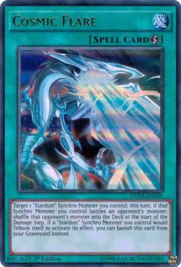 Cosmic Flare (DUSA-EN036), Duelist Saga — Yu-Gi-Oh! card price