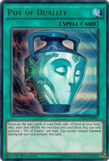 Pot of Duality (DUSA-EN084), Duelist Saga — Yu-Gi-Oh! card price