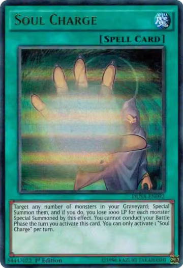 Soul Charge (DUSA-EN092), Duelist Saga — Yu-Gi-Oh! card price