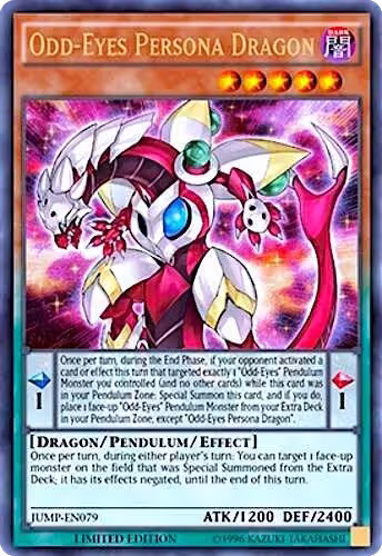 Odd-Eyes Persona Dragon (JUMP-EN079), Shonen Jump Magazine Promos — Yu-Gi-Oh! card price