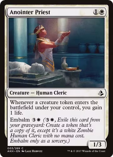 Anointer Priest (3), Amonkhet — Magic card price