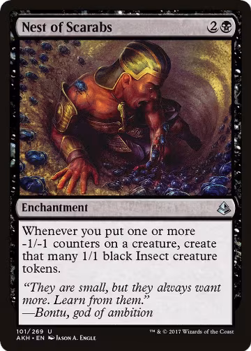 Nest of Scarabs (101), Amonkhet — Magic card price