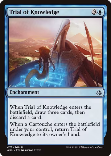 Trial of Knowledge (73), Amonkhet — Magic card price