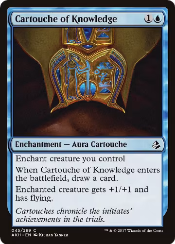 Cartouche of Knowledge (45), Amonkhet — Magic card price