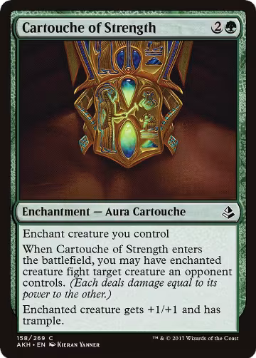 Cartouche of Strength (158), Amonkhet — Magic card price