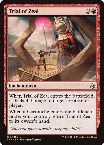 Trial of Zeal (152), Amonkhet — Magic card price