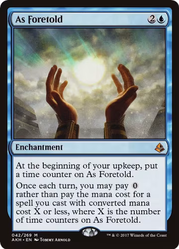 As Foretold (42), Amonkhet — Magic card price
