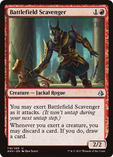 Battlefield Scavenger (118), Amonkhet — Magic card price